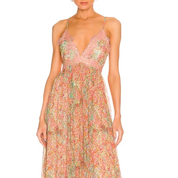 Rococo Sand Floral Maxi Dress